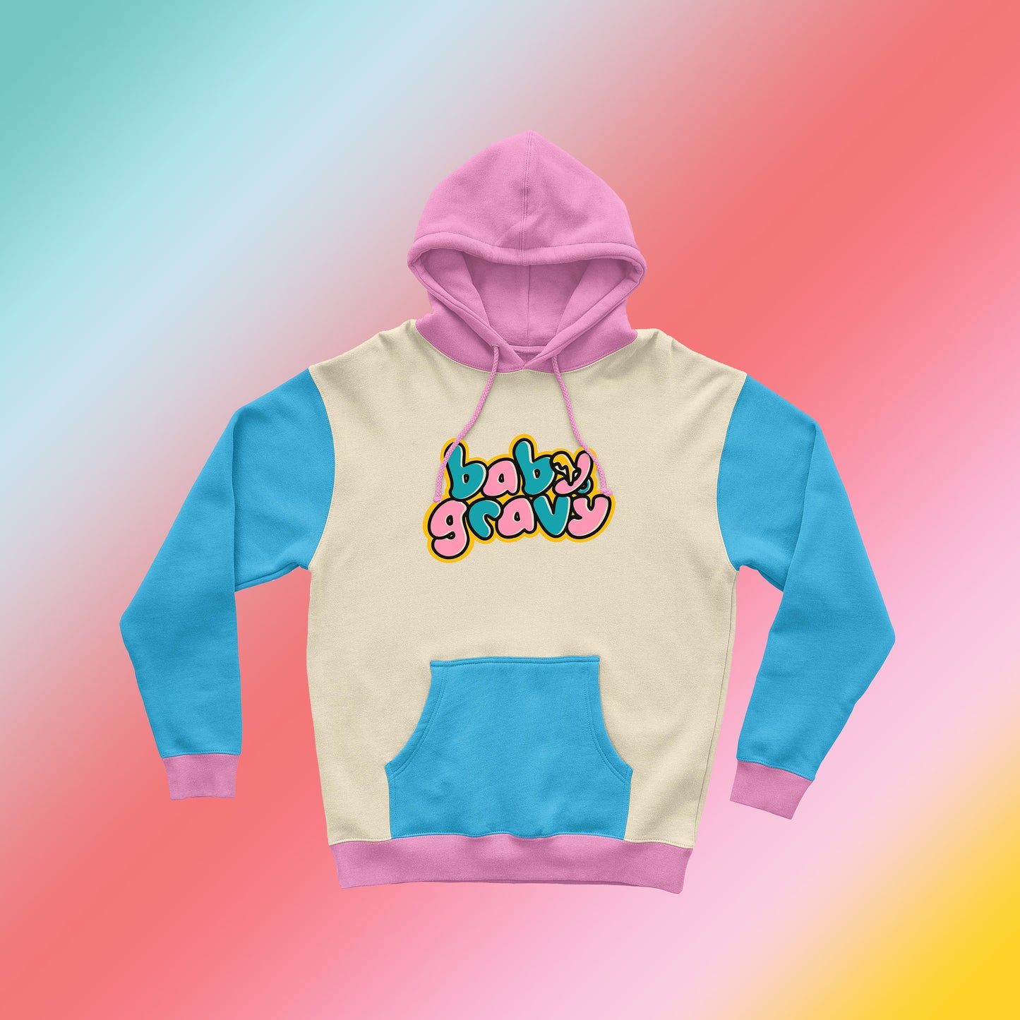 BG3 Color Block Hoodie
